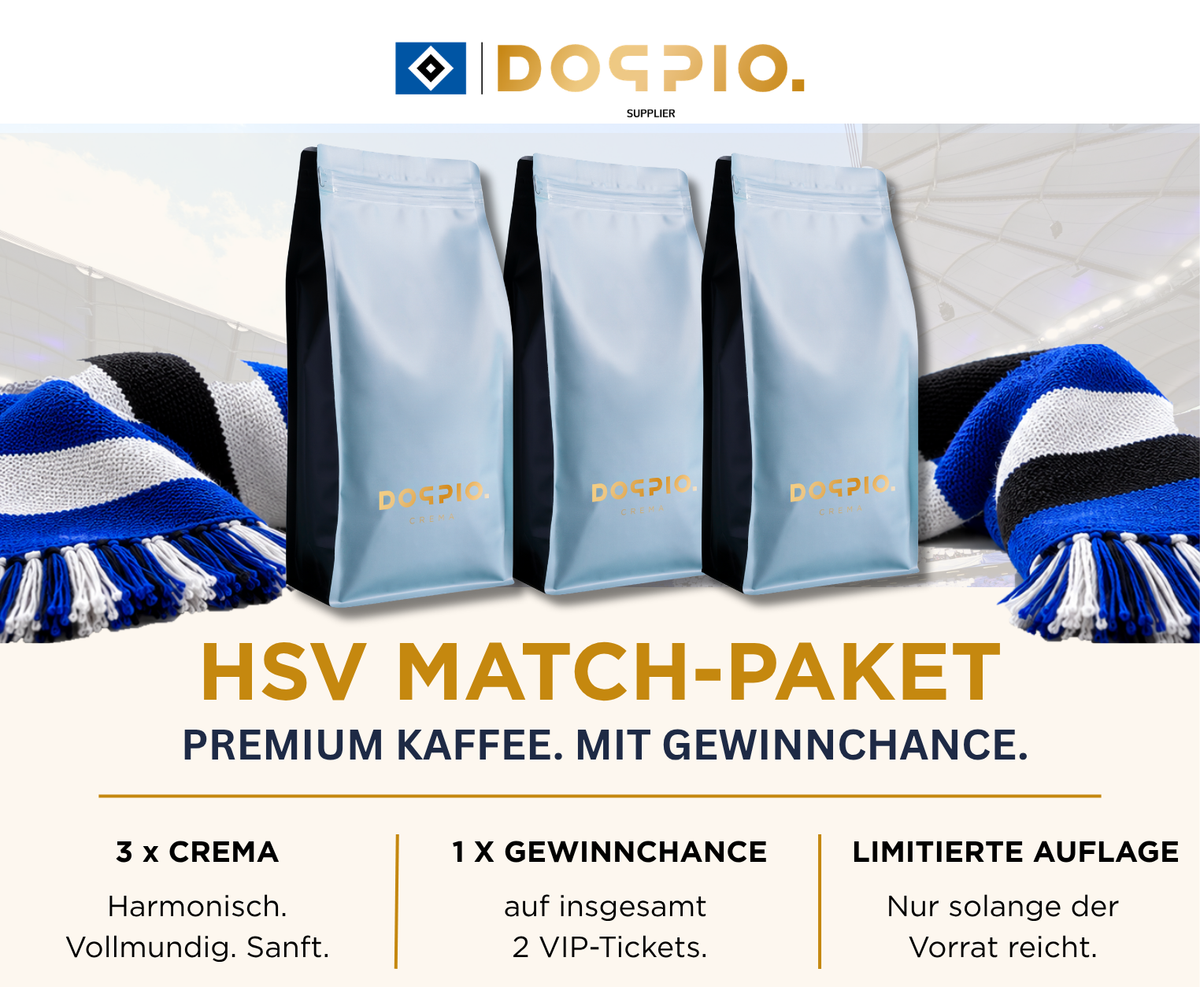 DOPPIO HSV Match-Paket – 3 kg Premium Kaffee