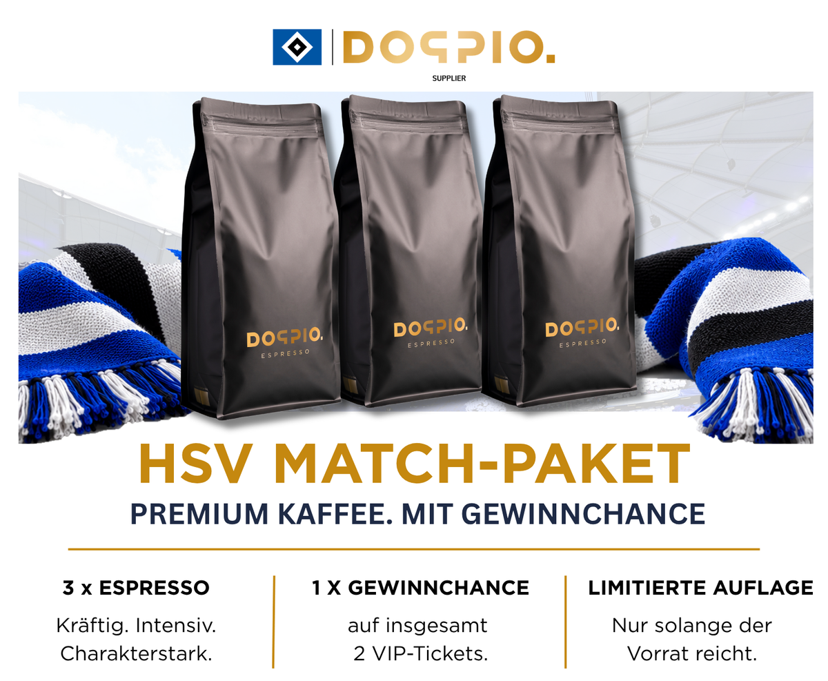 DOPPIO HSV Match-Paket – 3 kg Premium Kaffee