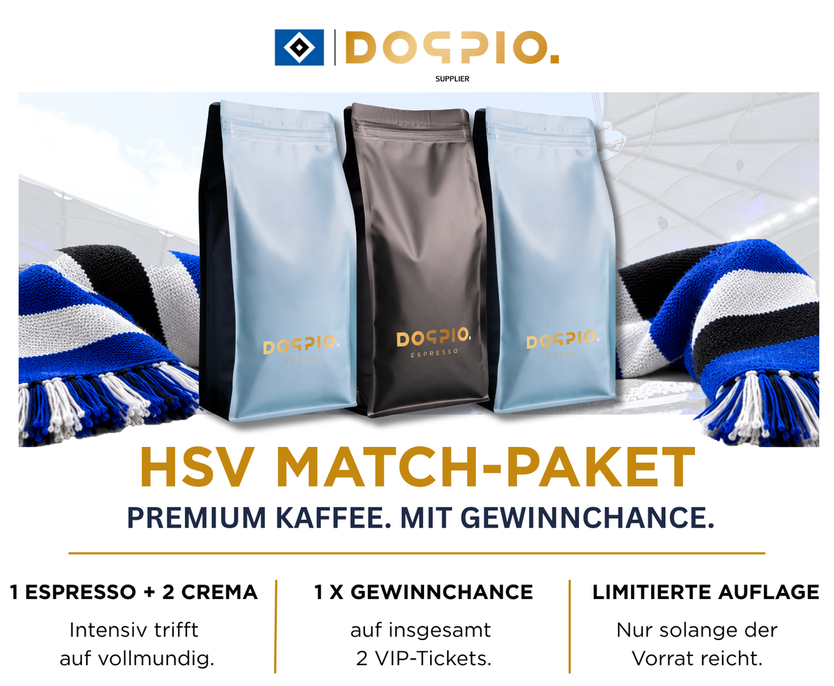 DOPPIO HSV Match-Paket – 3 kg Premium Kaffee