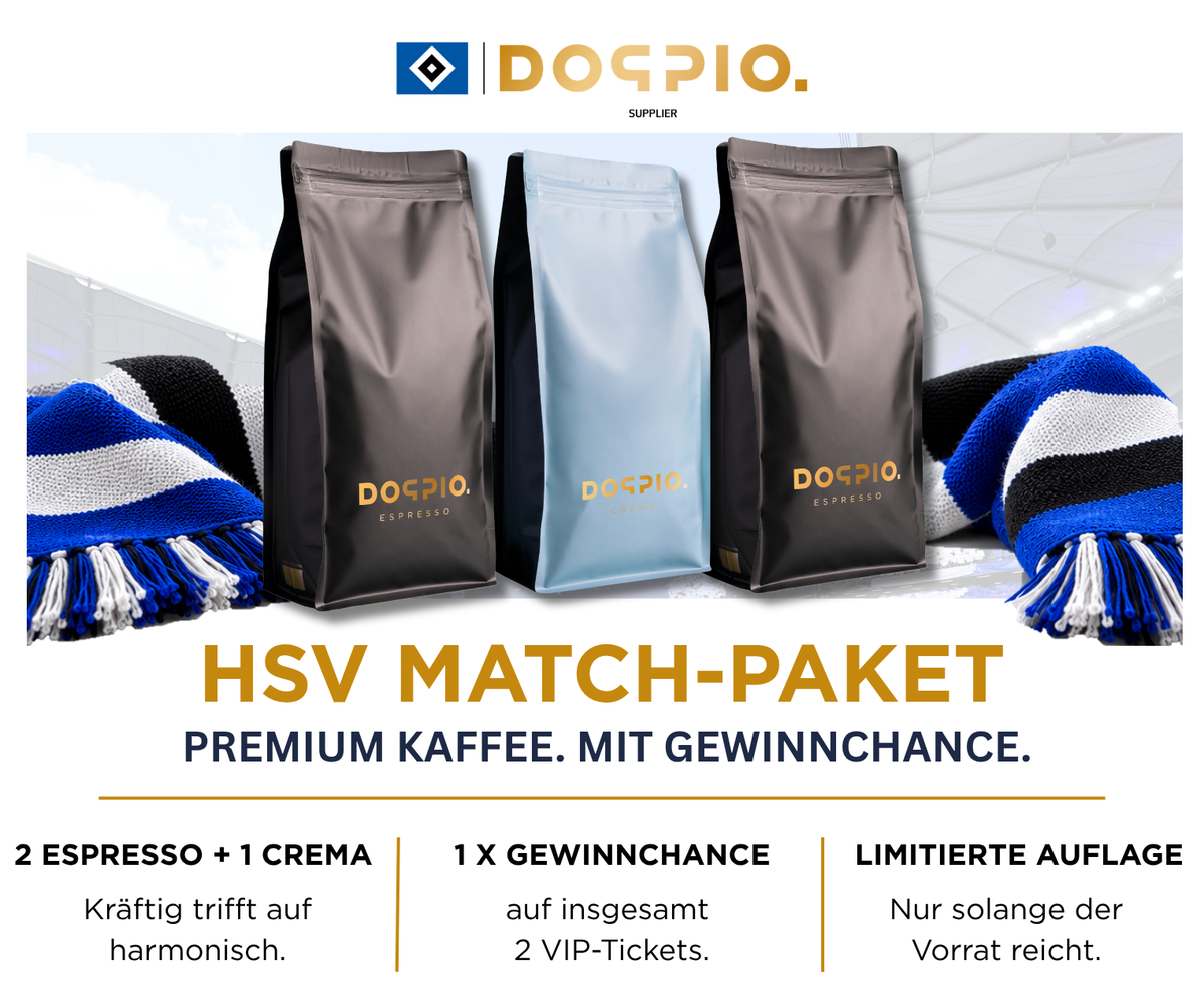 DOPPIO HSV Match-Paket – 3 kg Premium Kaffee